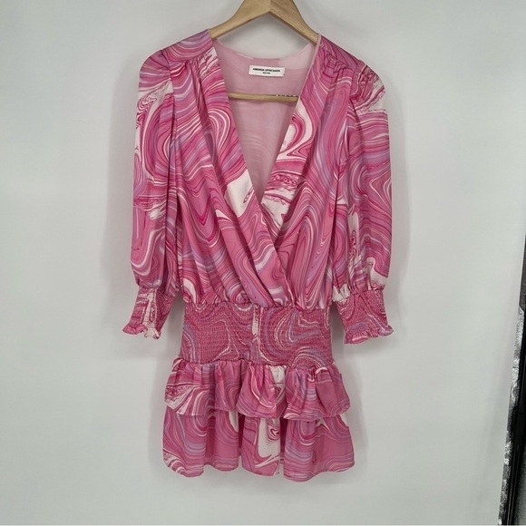 Amanda Uprichard Arber Dress in Pink Swirl - Picture 6 of 15